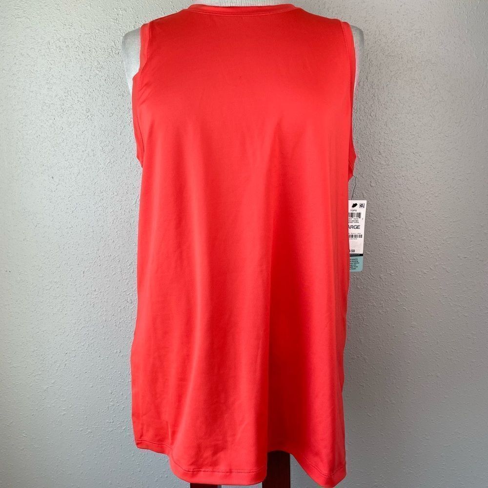 NWT Ideology Orange Muscle T-Short Size L